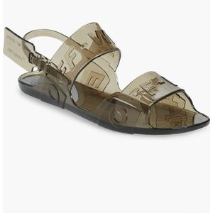 Off-White Zip Tie Jelly Sandal